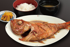 金目鯛煮魚定食